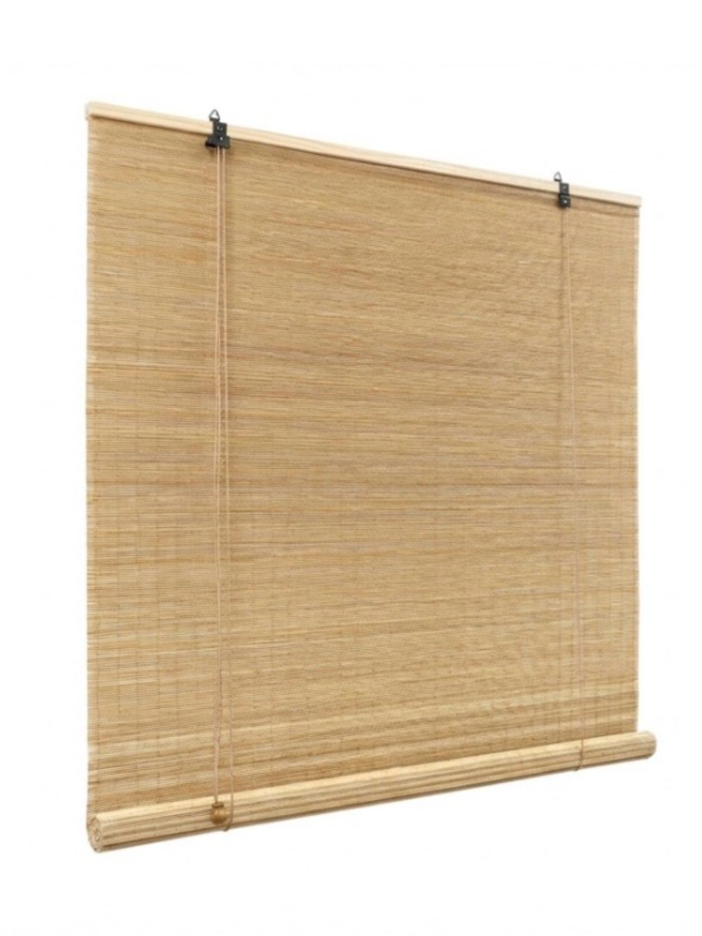 Bamboo Roll Up Shade Easy Installation 23”W 64”L